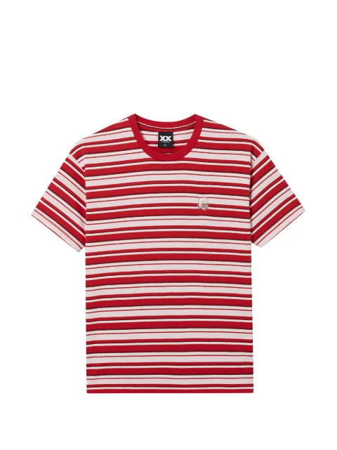 FINGERCROXX striped round-neck T-shirt
