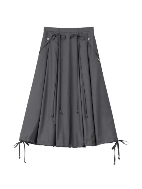 Musium Div. falda midi plisada con cordones