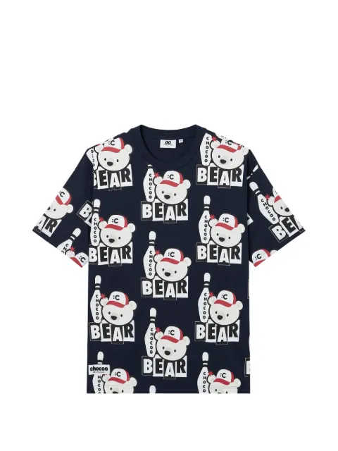 CHOCOOLATE bear-print T-shirt