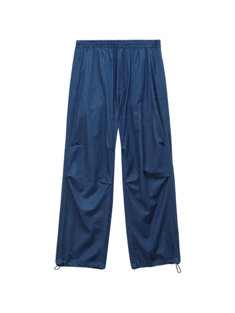 CHOCOOLATE pantalones con cordones en la pretina