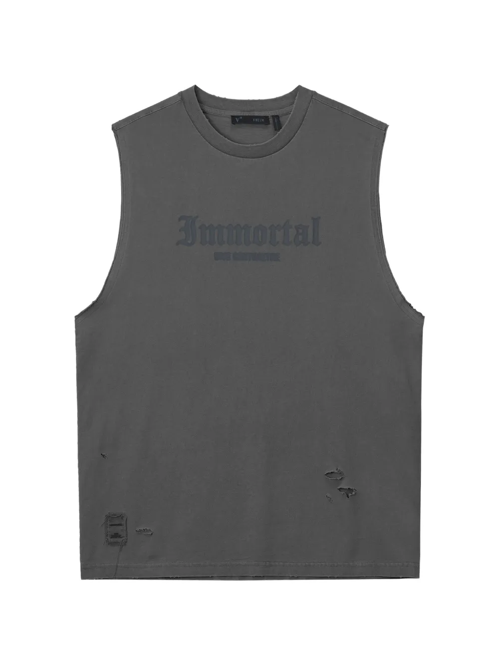 FIVE CM distressed tank top - Grau