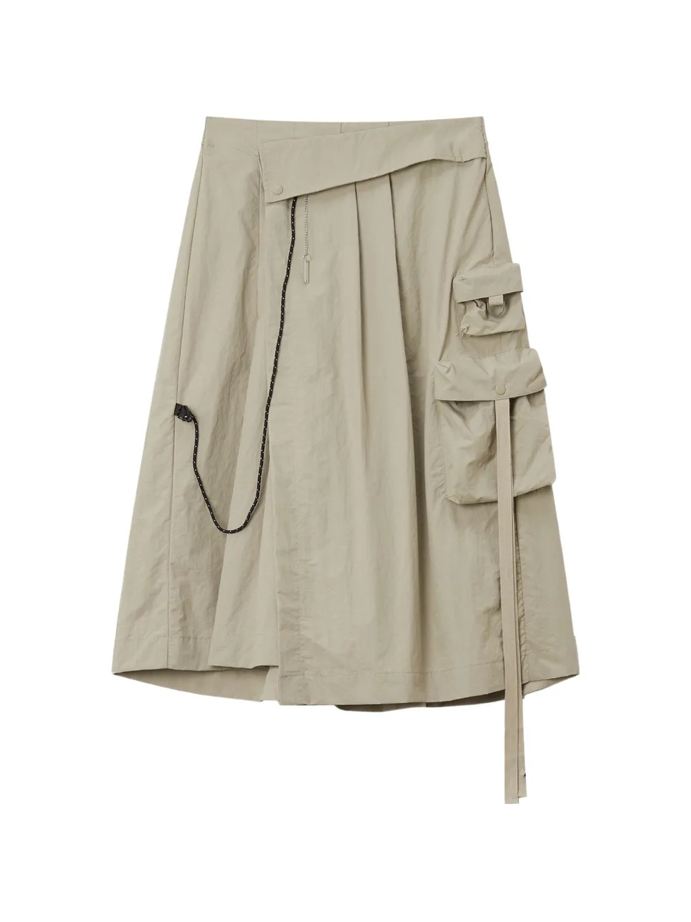 Musium Div. tie-strap detail trousers - Nude