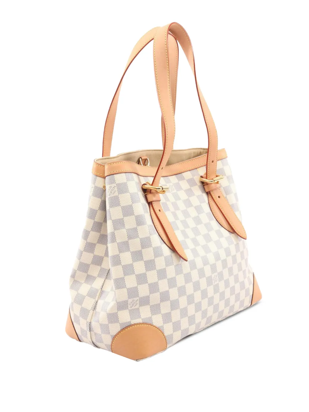 2007 Damier Azur Hampstead Mm Tote Bag