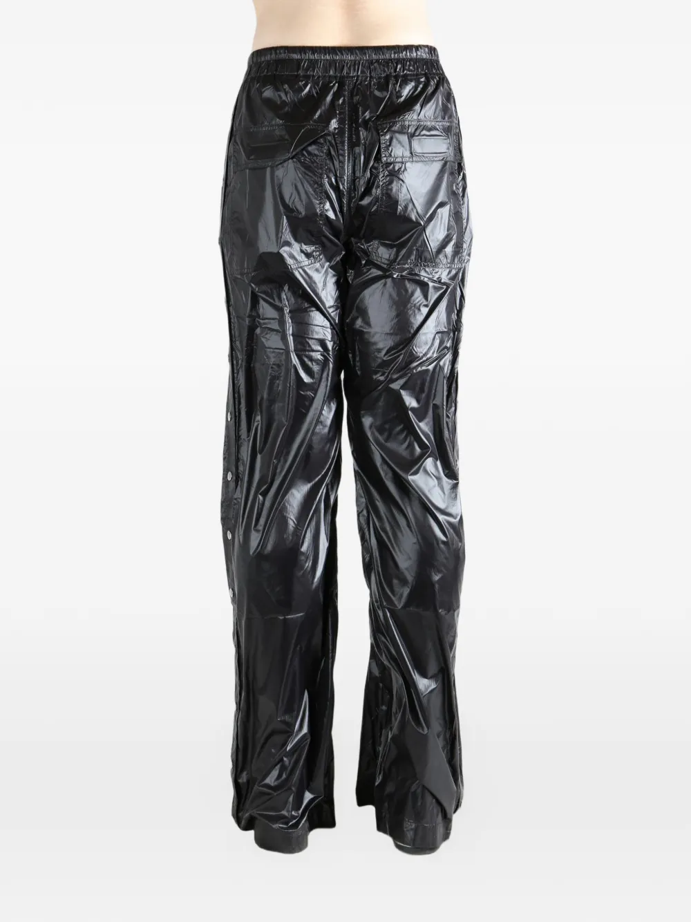 Rick Owens DRKSHDW Broek met trekkoord en zijknoop Zwart