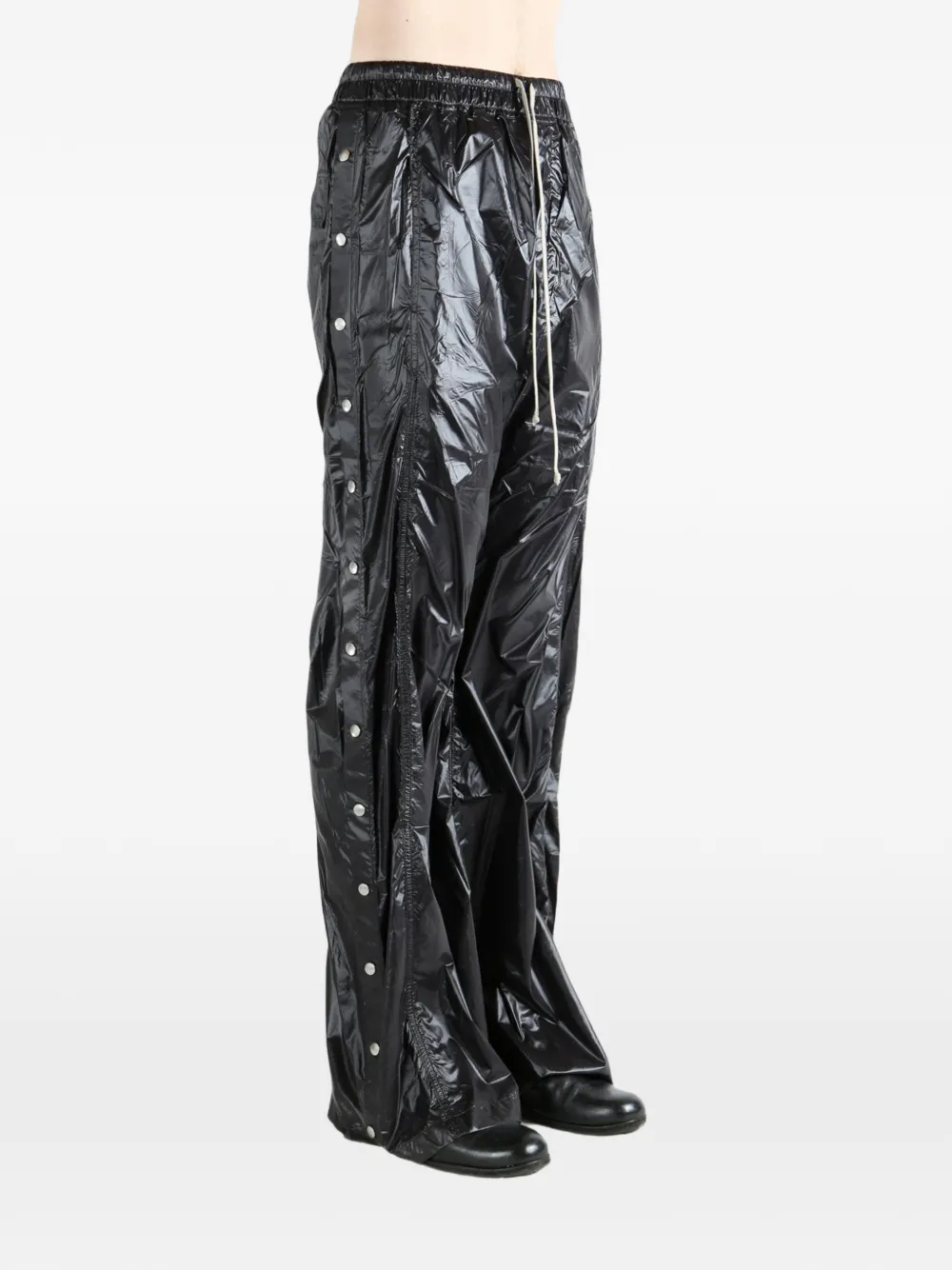 Rick Owens DRKSHDW Broek met trekkoord en zijknoop Zwart