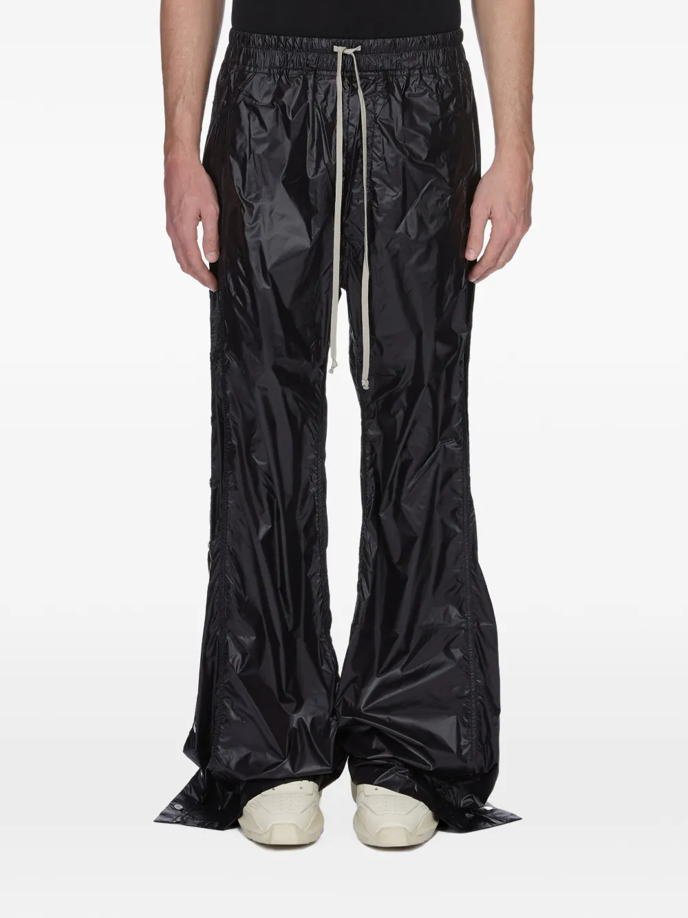 Rick Owens DRKSHDW Broek met trekkoord en zijknoop Zwart