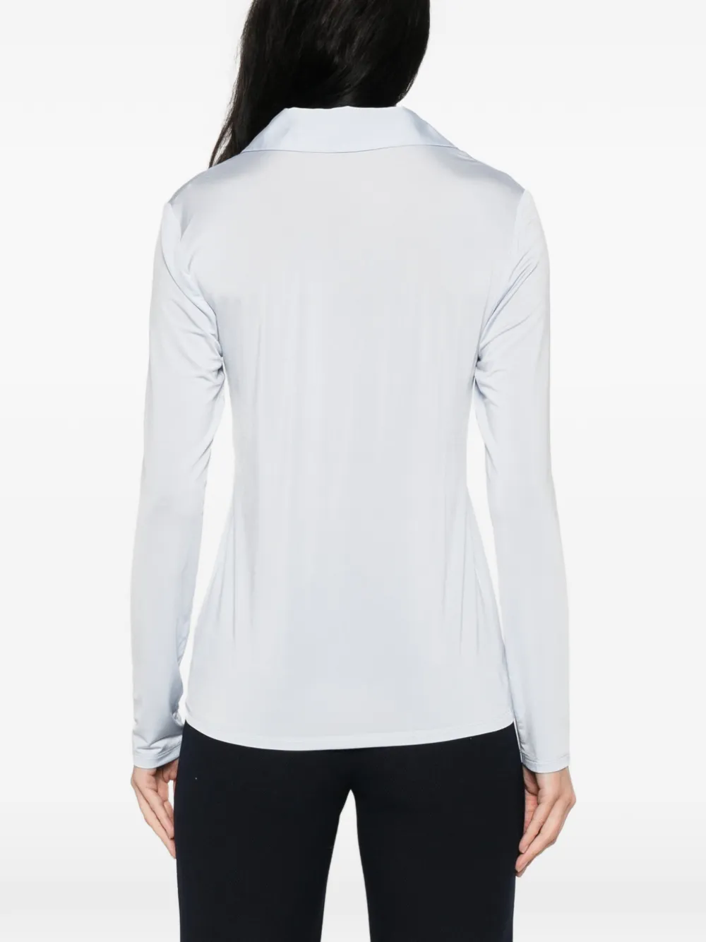 Self-Portrait Shirt met lange mouwen Blauw