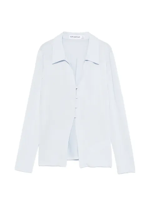 Self-Portrait long-sleeve shirt