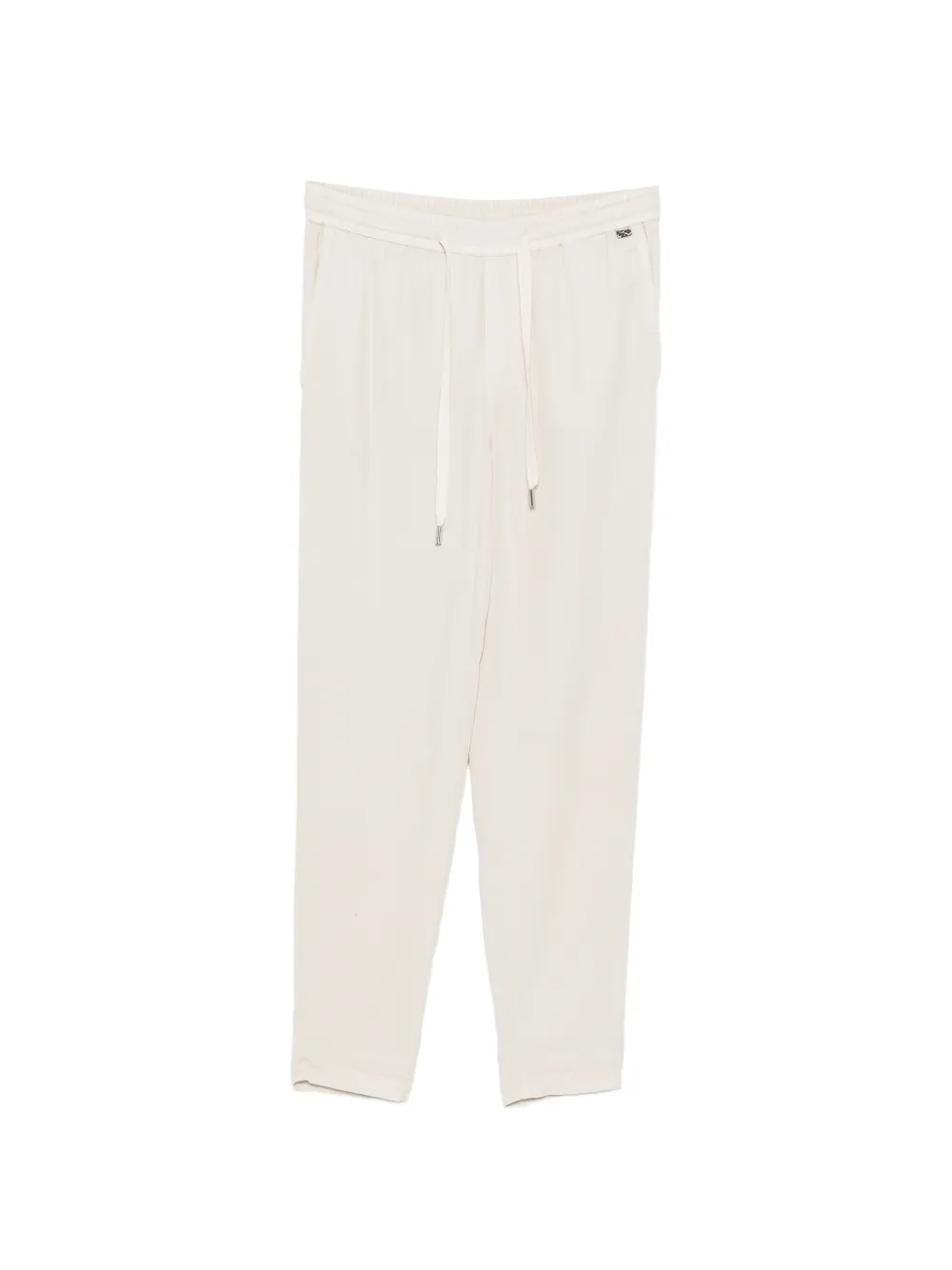 MARCCAIN Rhodos drawstring elasticated-waist trousers - Nude