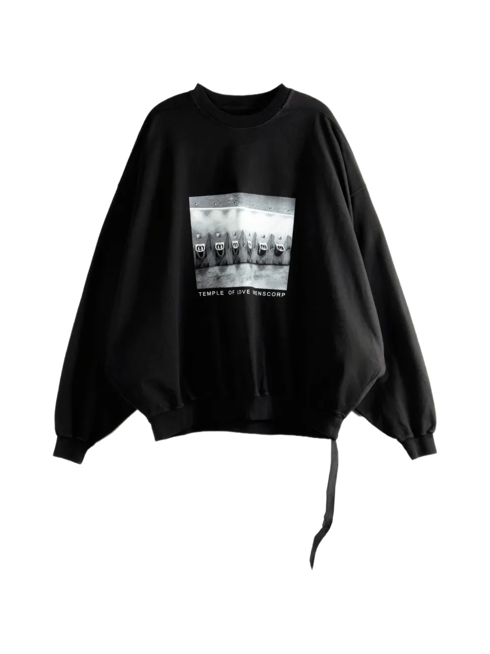 Rick Owens DRKSHDW graphic crew-neck T-shirt - Schwarz