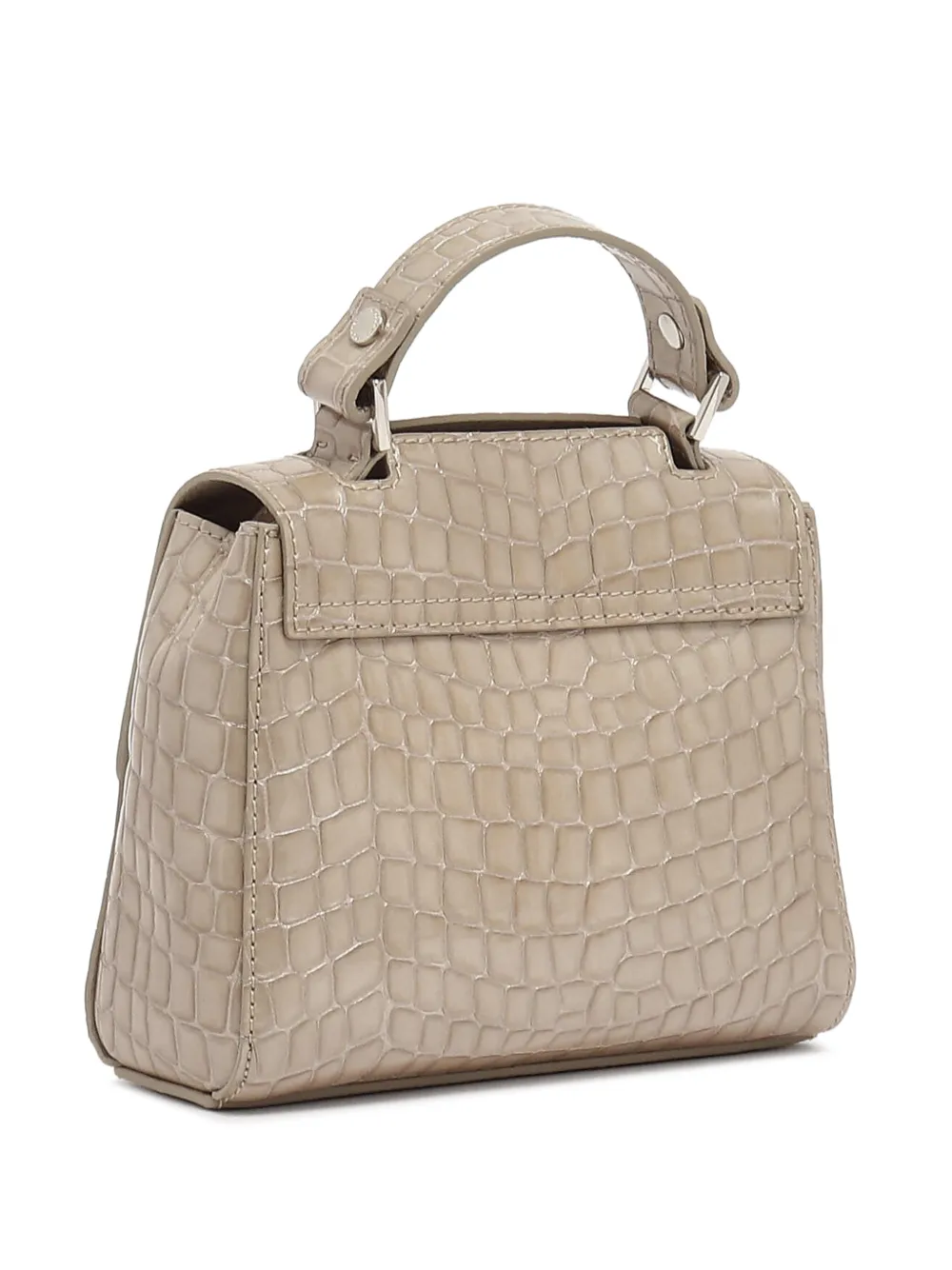  Orciani Xs Sveva Cocco Glow Tote Bag - Neutrals 
