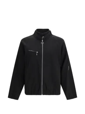 ジャケット・アウター HELIOT EMIL EQUINOX BOMBER HELIOT EMIL Equinox ジップディテール ボンバージャケット | ブラック