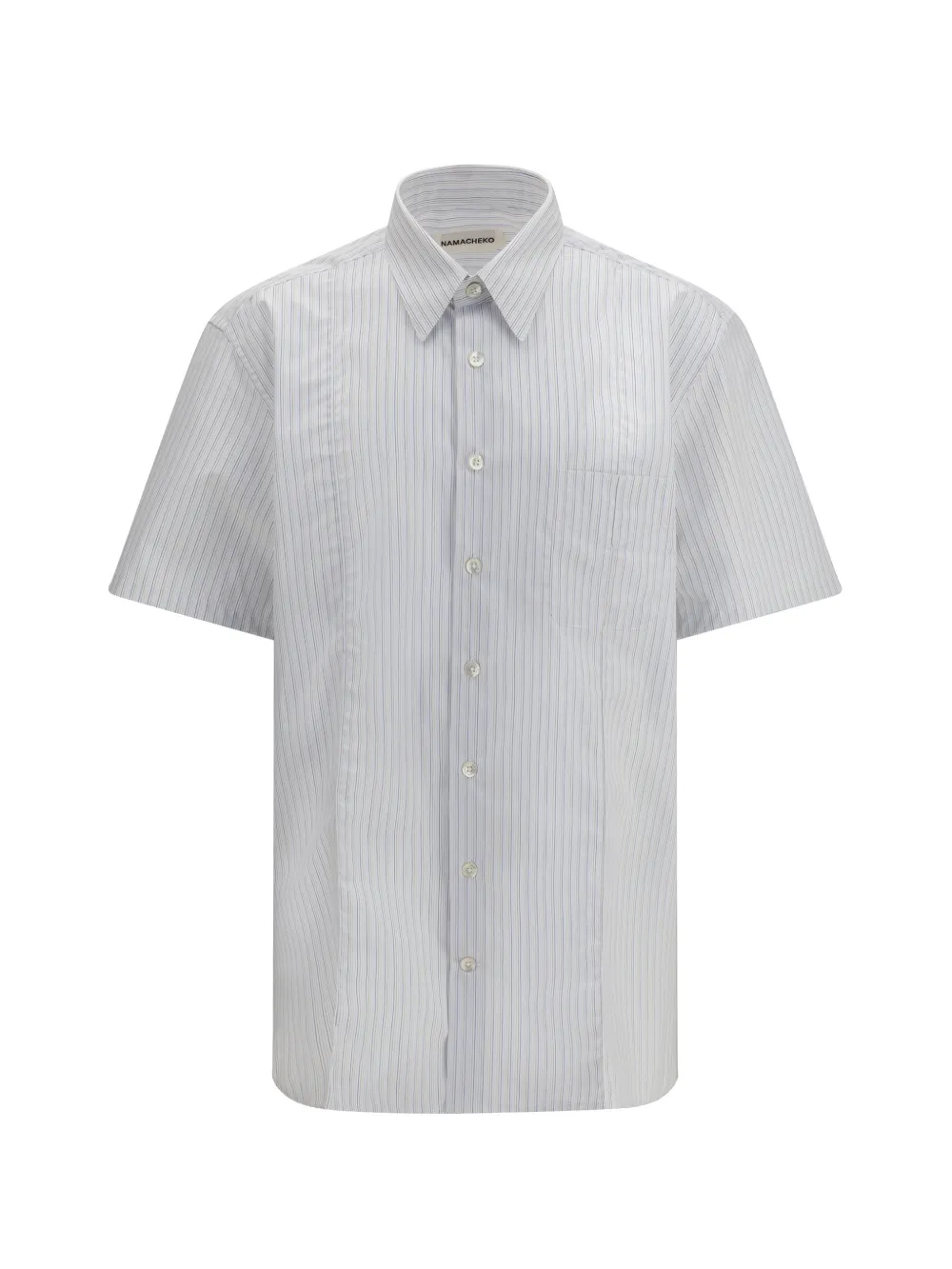 Namacheko Cordelia striped short-sleeves shirt - Bianco