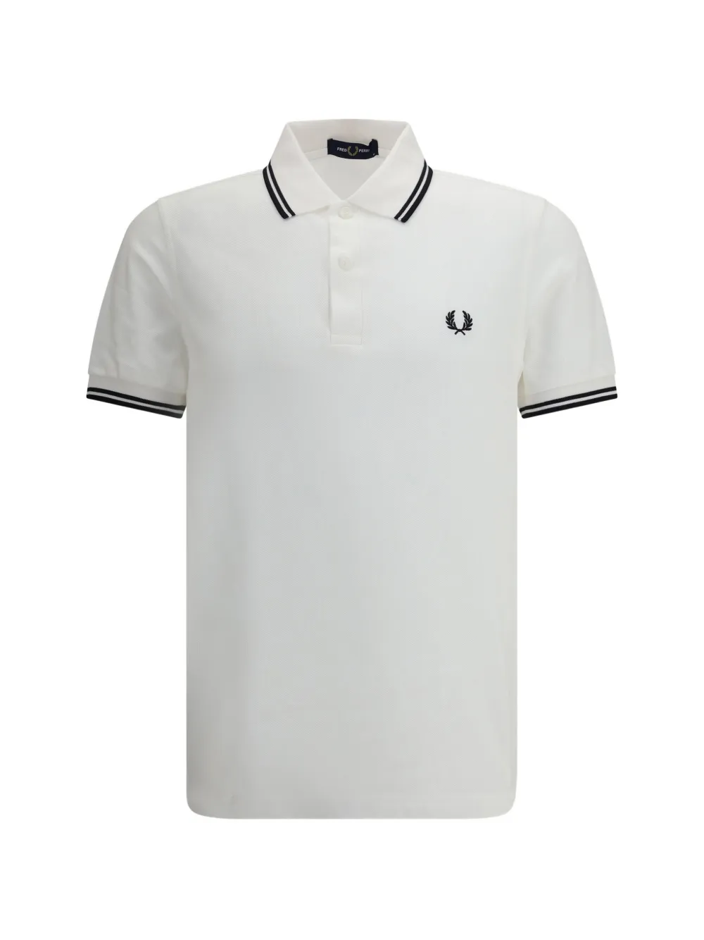 Fred Perry M3600 Twin tipped cotton polo shirt - Weiß