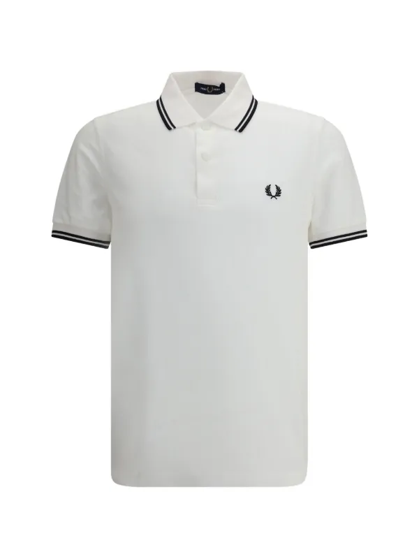 Fred Perry M3600 Twin Tipped ポロシャツ | ホワイト | FARFETCH JP