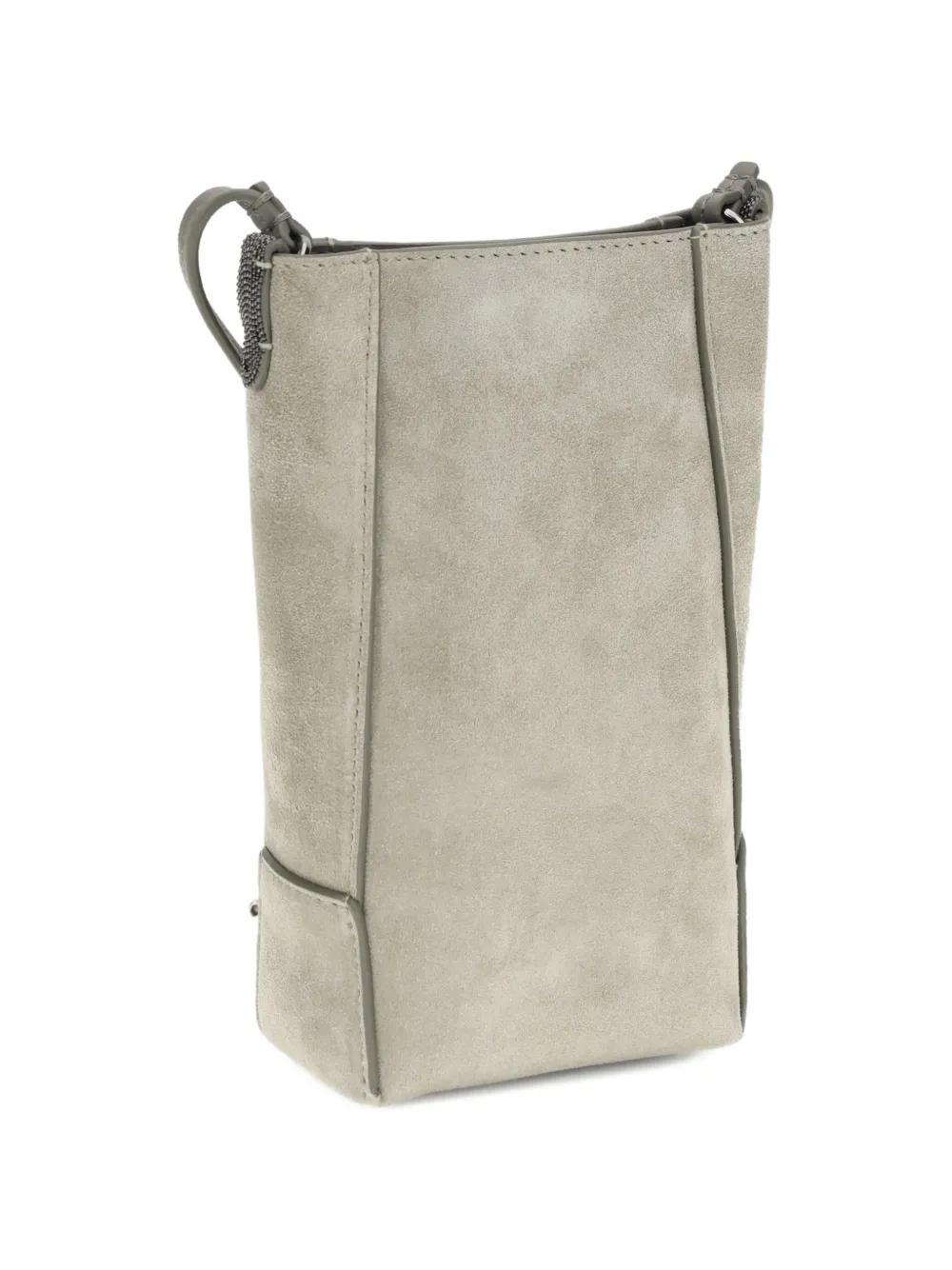  Brunello Cucinelli Leather Top-handle Shoulder Bag - Grey 