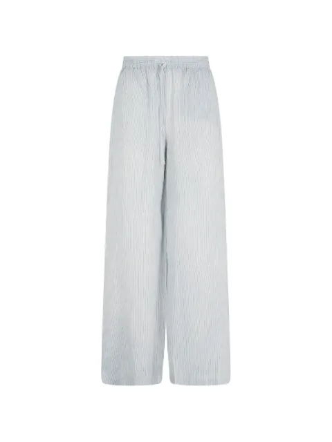 Roberto Collina pantalones palazzo con cordones en la pretina