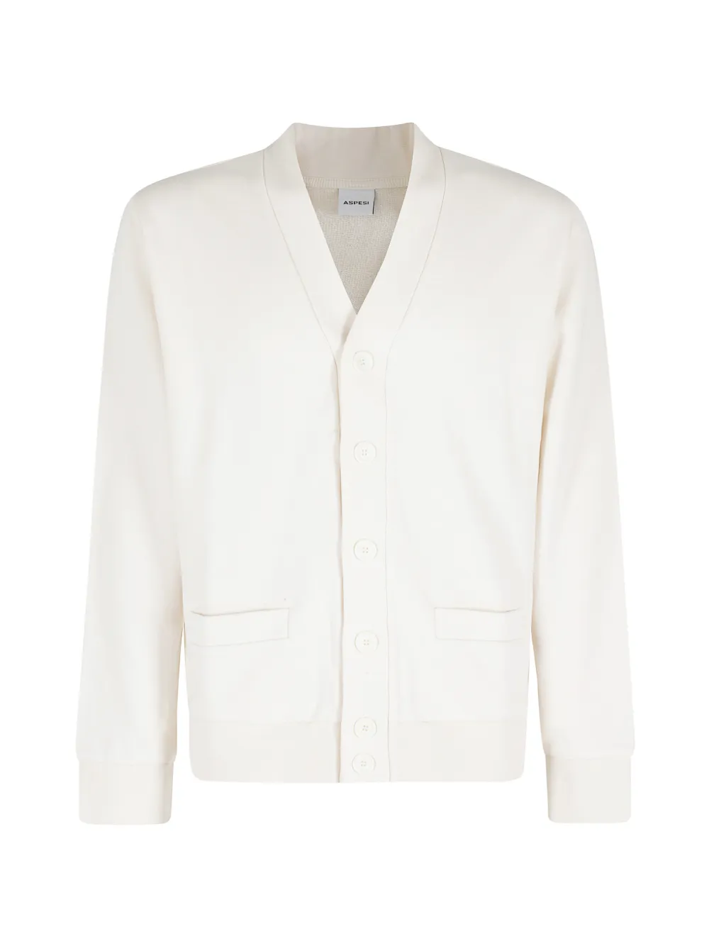 ASPESI pocket button cardigan - Toni neutri