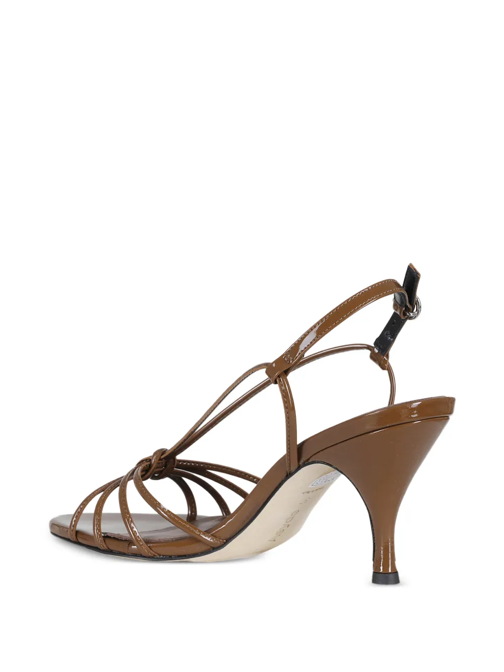 Aeyde knotted strap pumps Bruin