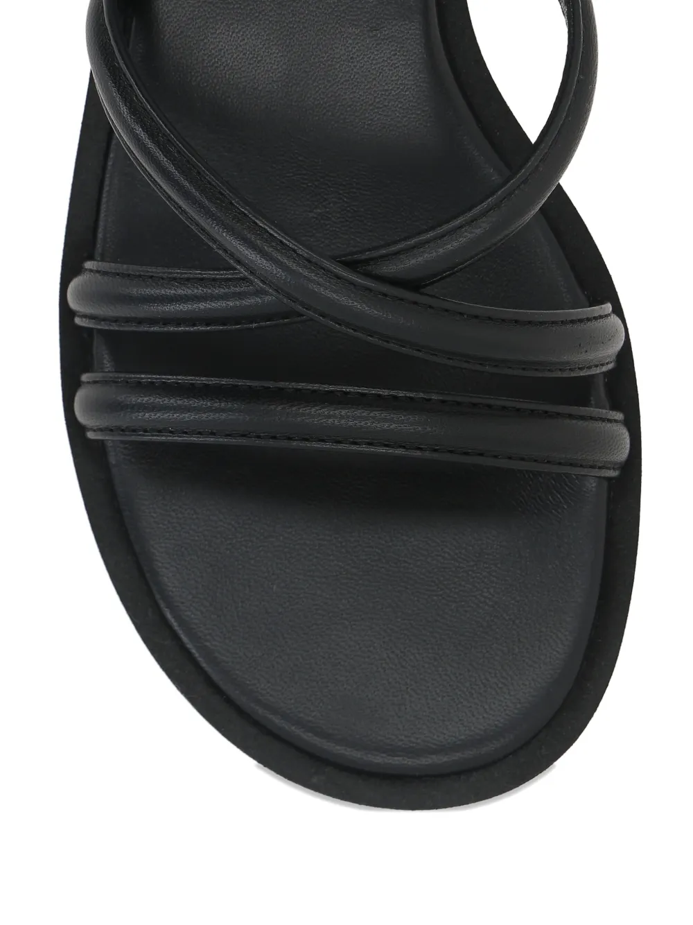 Gianvito Rossi Nadina sandalen met plateauzool Zwart