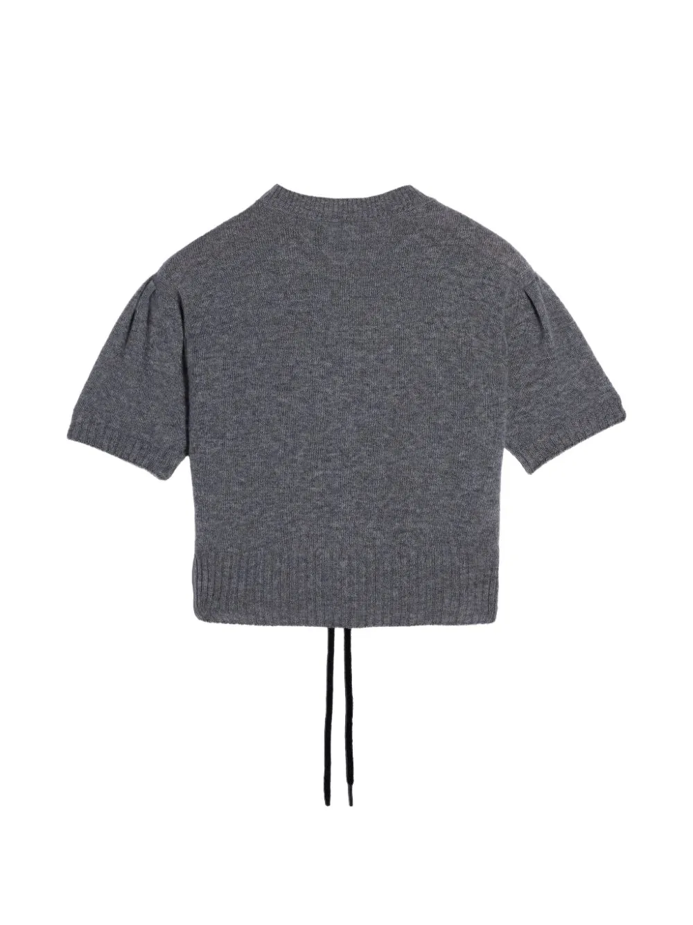  Simone Rocha Bow-embellishment Cashmere Cardigan - Grey 