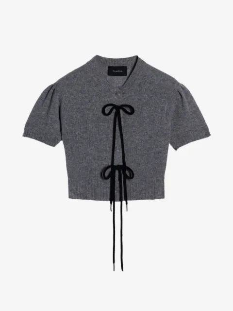 Simone Rocha 蝴蝶结缀饰羊绒开衫