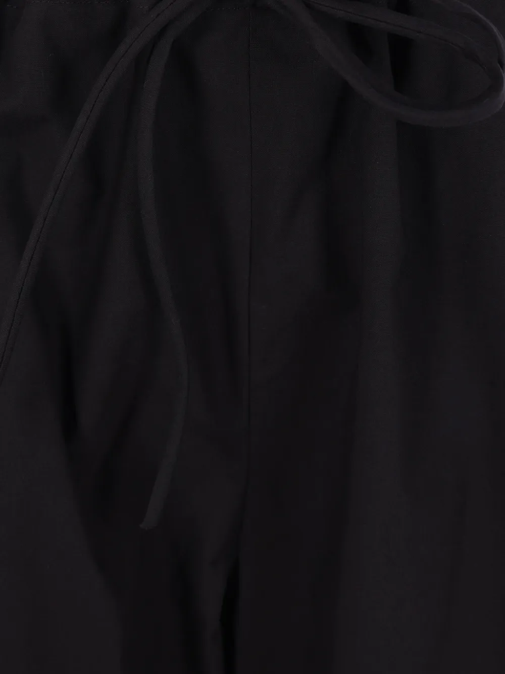 The Row Delano broek met trekkoord Zwart