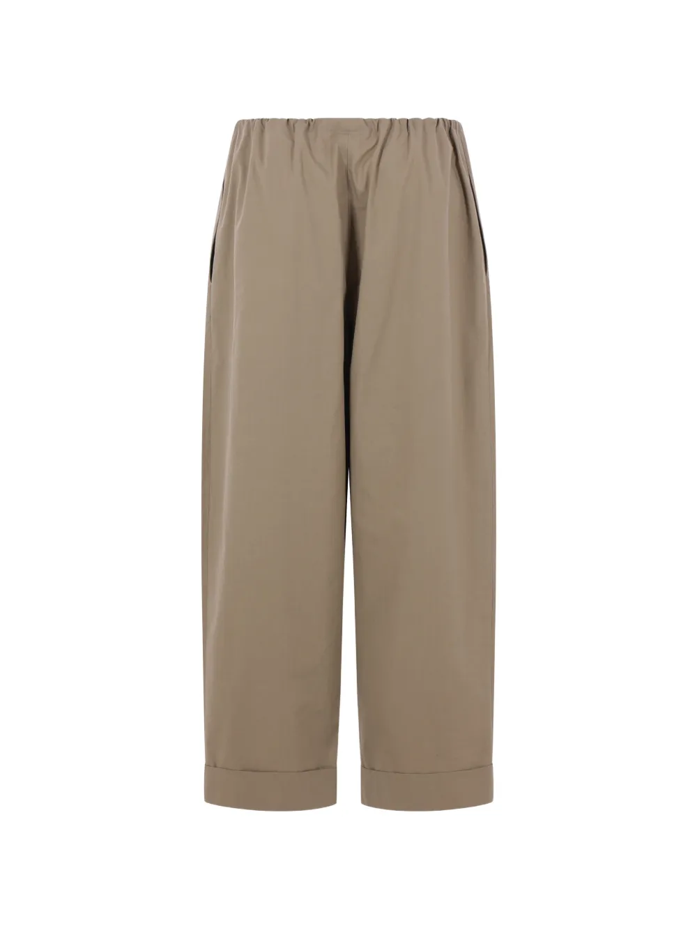 The Row Delano broek met elastische taille Groen