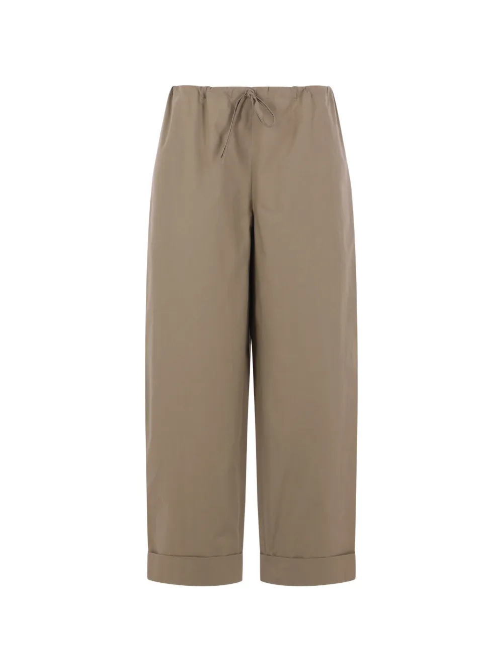 The Row Delano elasticated-waist trousers - Verde