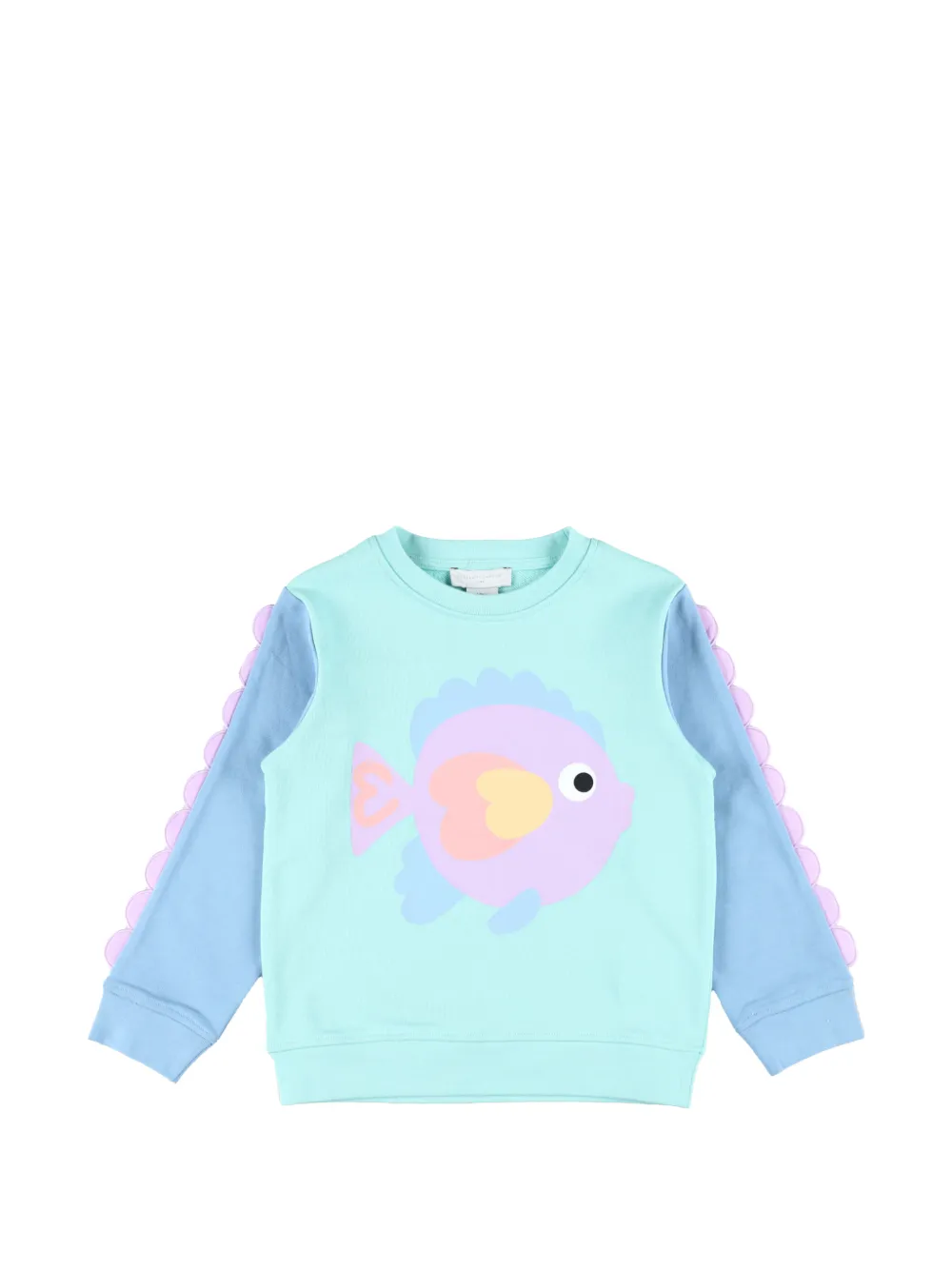 Fish-Print Tracksuit Set