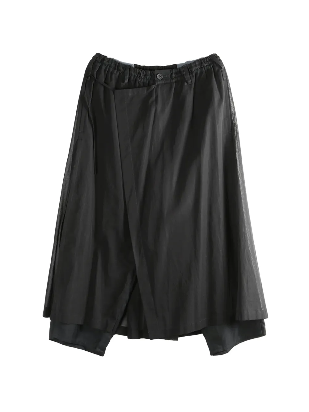 Yohji Yamamoto wrap trousers - Nero