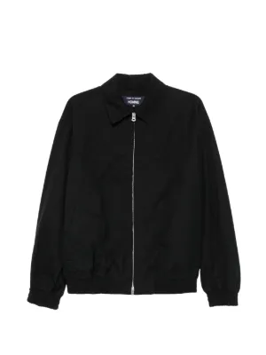 MONCLER BLACKジップアップジャケット Moncler ジップアップ シャツジャケット | ブラック | FARFETCH JP
