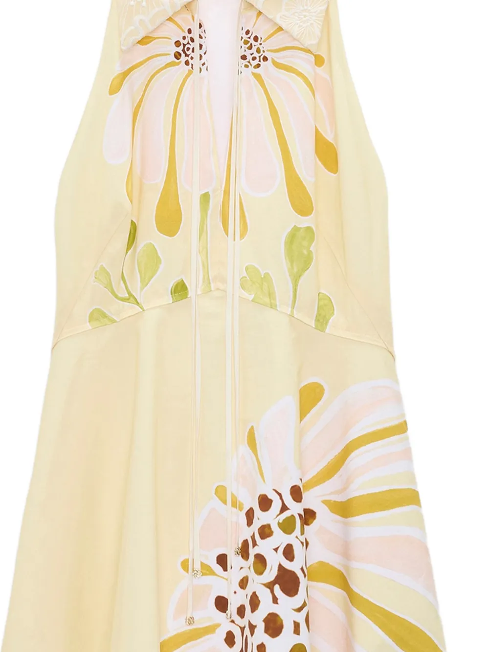 Dorothee Schumacher Midi-jurk met bloemenprint Geel