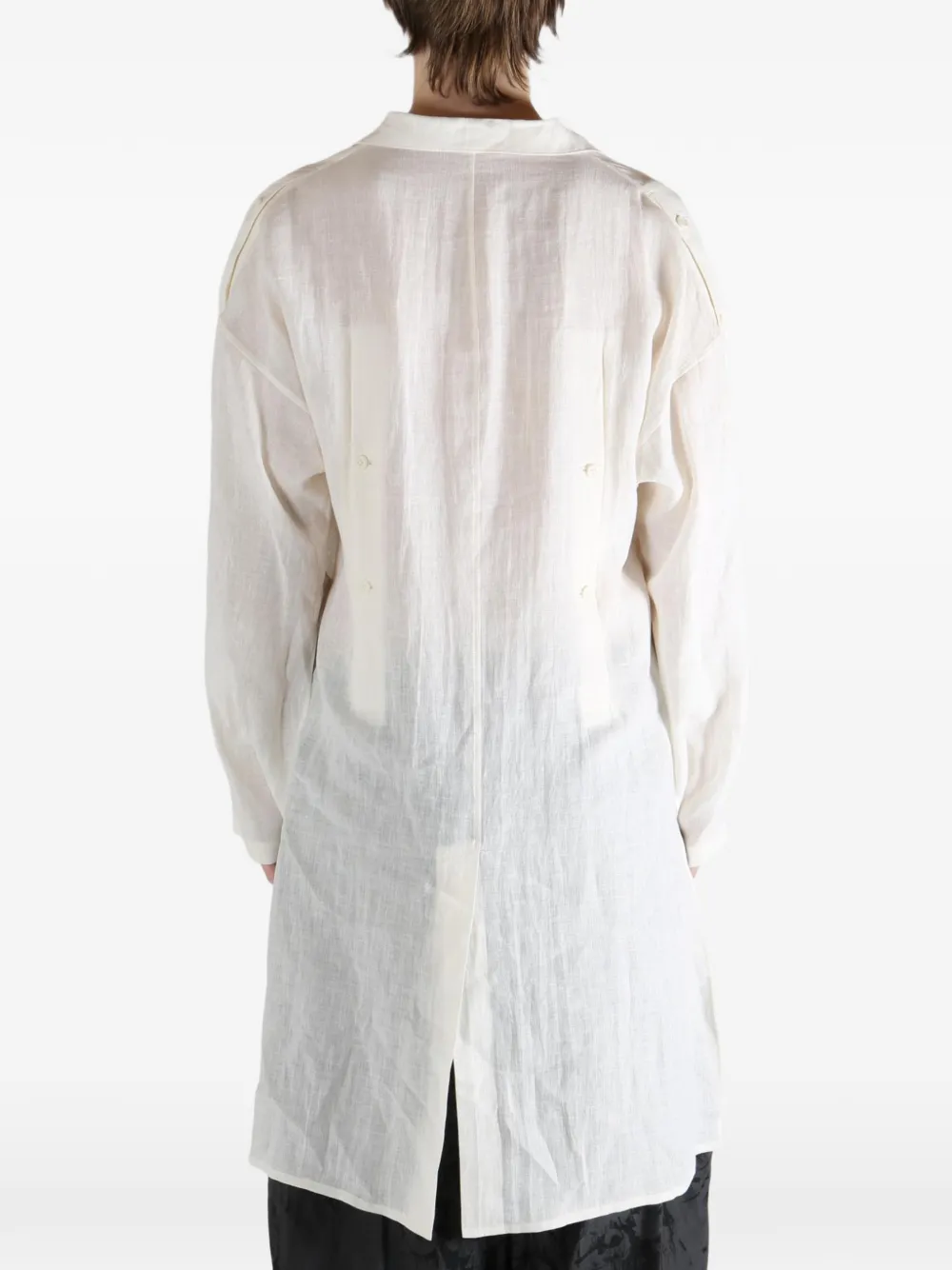 Yohji Yamamoto Jas met print Beige