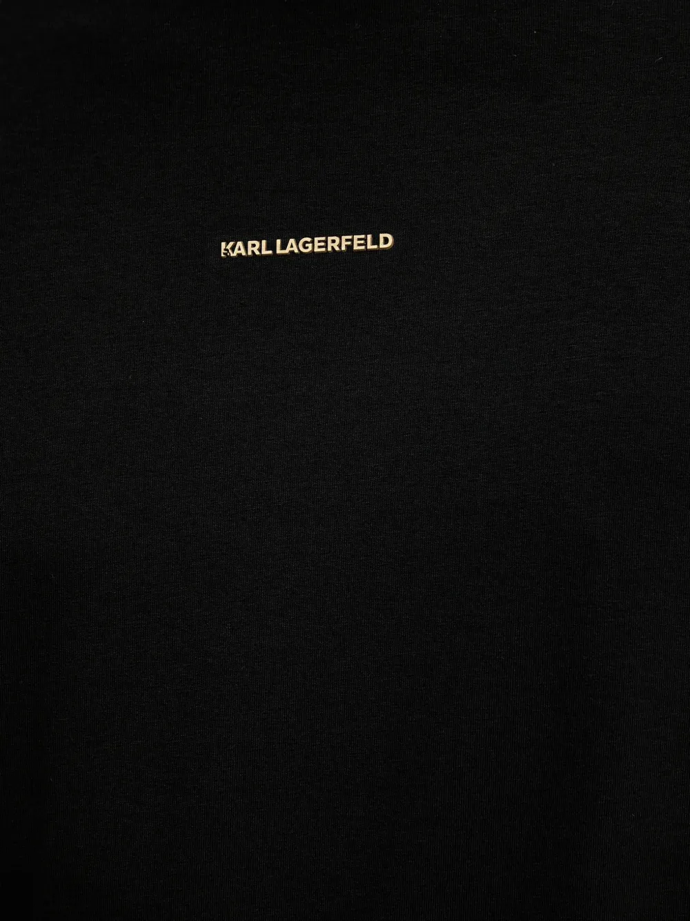 Karl Lagerfeld T-shirt met logoprint Zwart