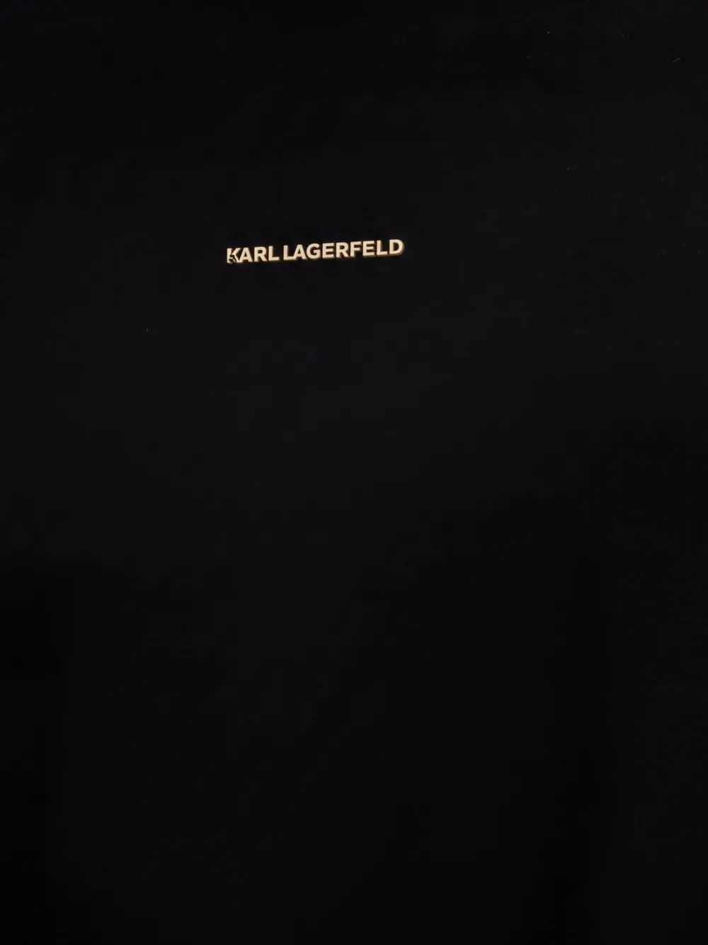 Karl Lagerfeld T-shirt met logoprint Zwart