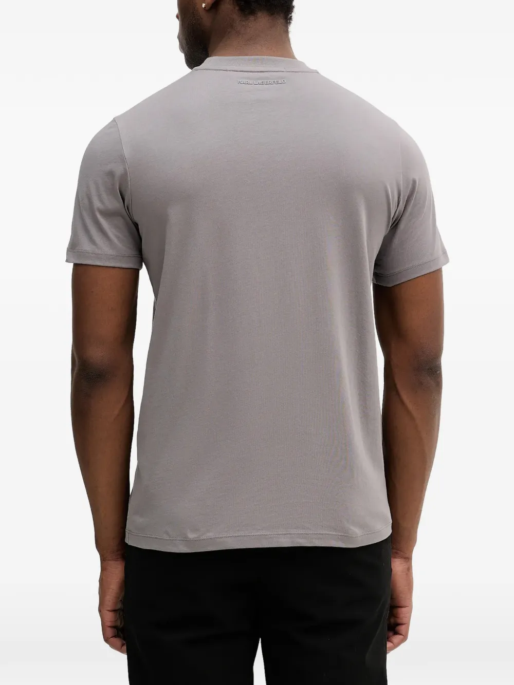 Karl Lagerfeld K Ikonik T-shirt met korte mouwen Grijs