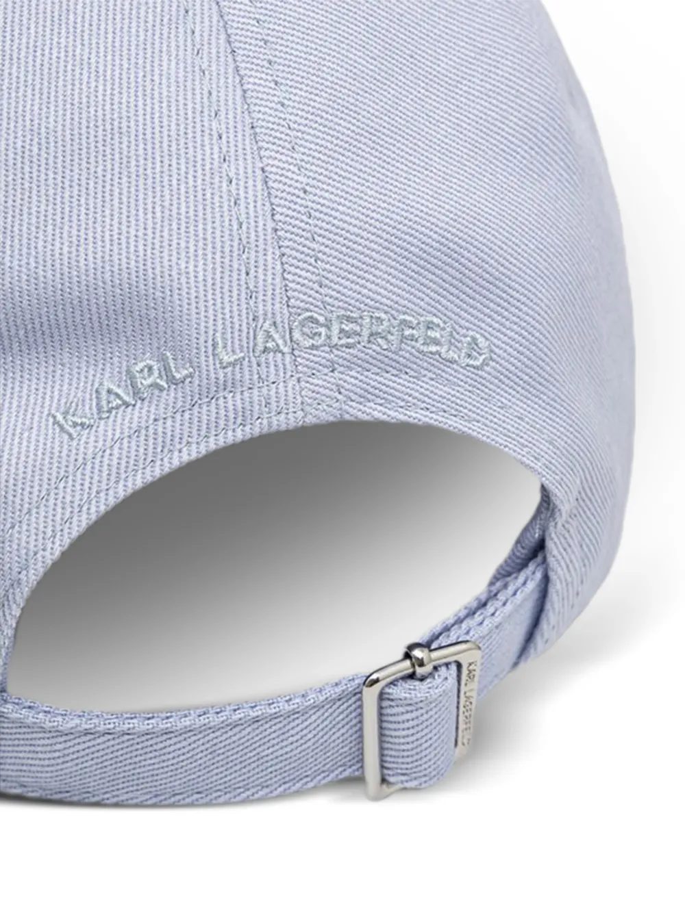 Karl Lagerfeld Honkbalpet met geborduurd logo Blauw