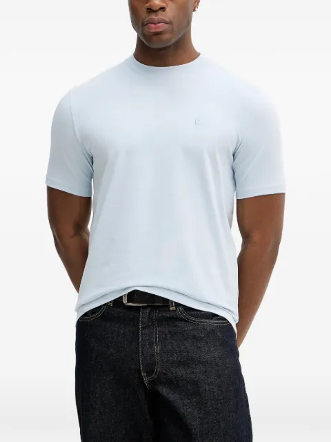 Karl Lagerfeld logo-embroidered T-shirt