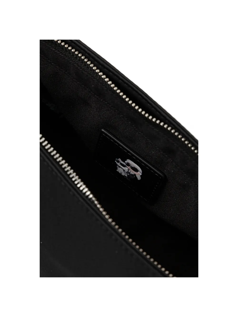 Karl Lagerfeld Make-up tas met logoplakkaat Zwart