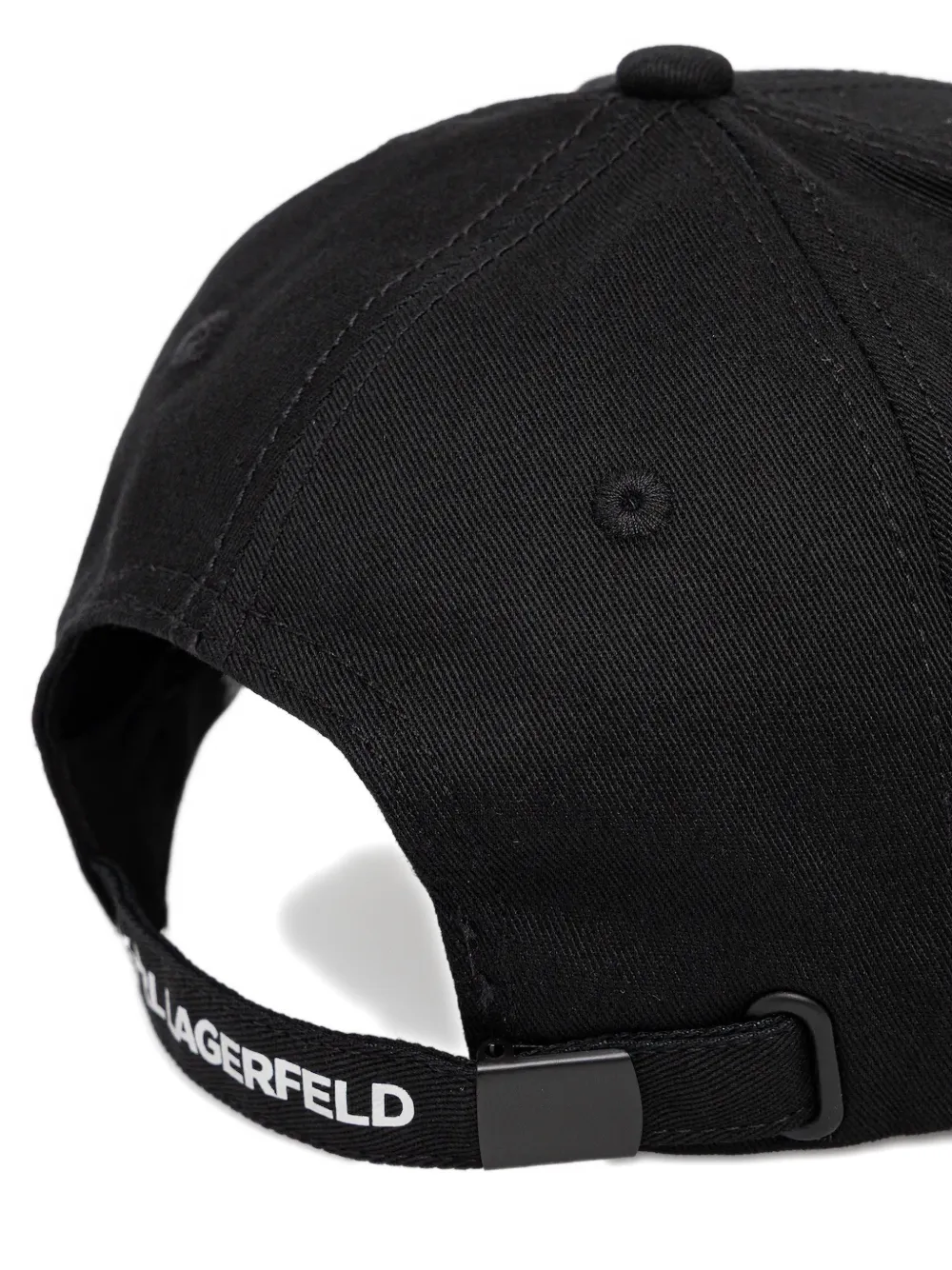 Karl Lagerfeld Honkbalpet met logo Zwart