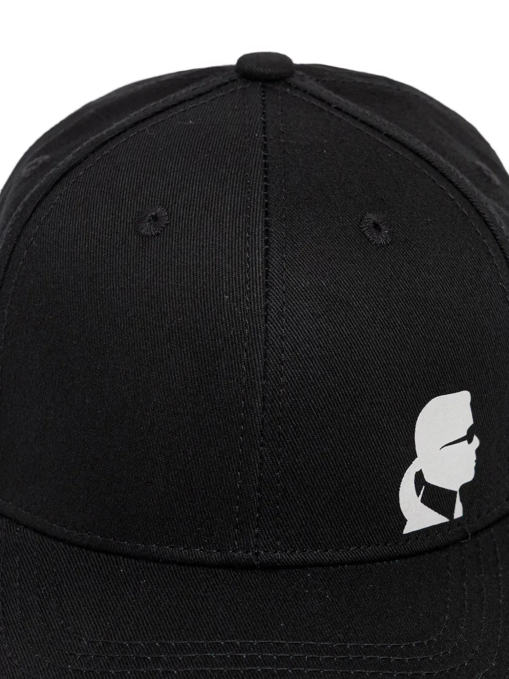 Karl Lagerfeld Honkbalpet met logo Zwart