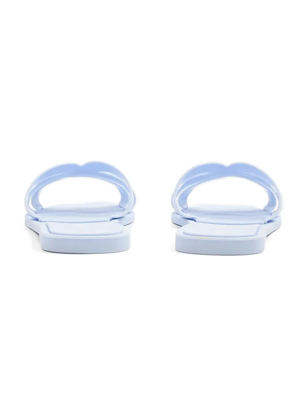 Karl Lagerfeld Jelly IV logo-detail slides Blauw