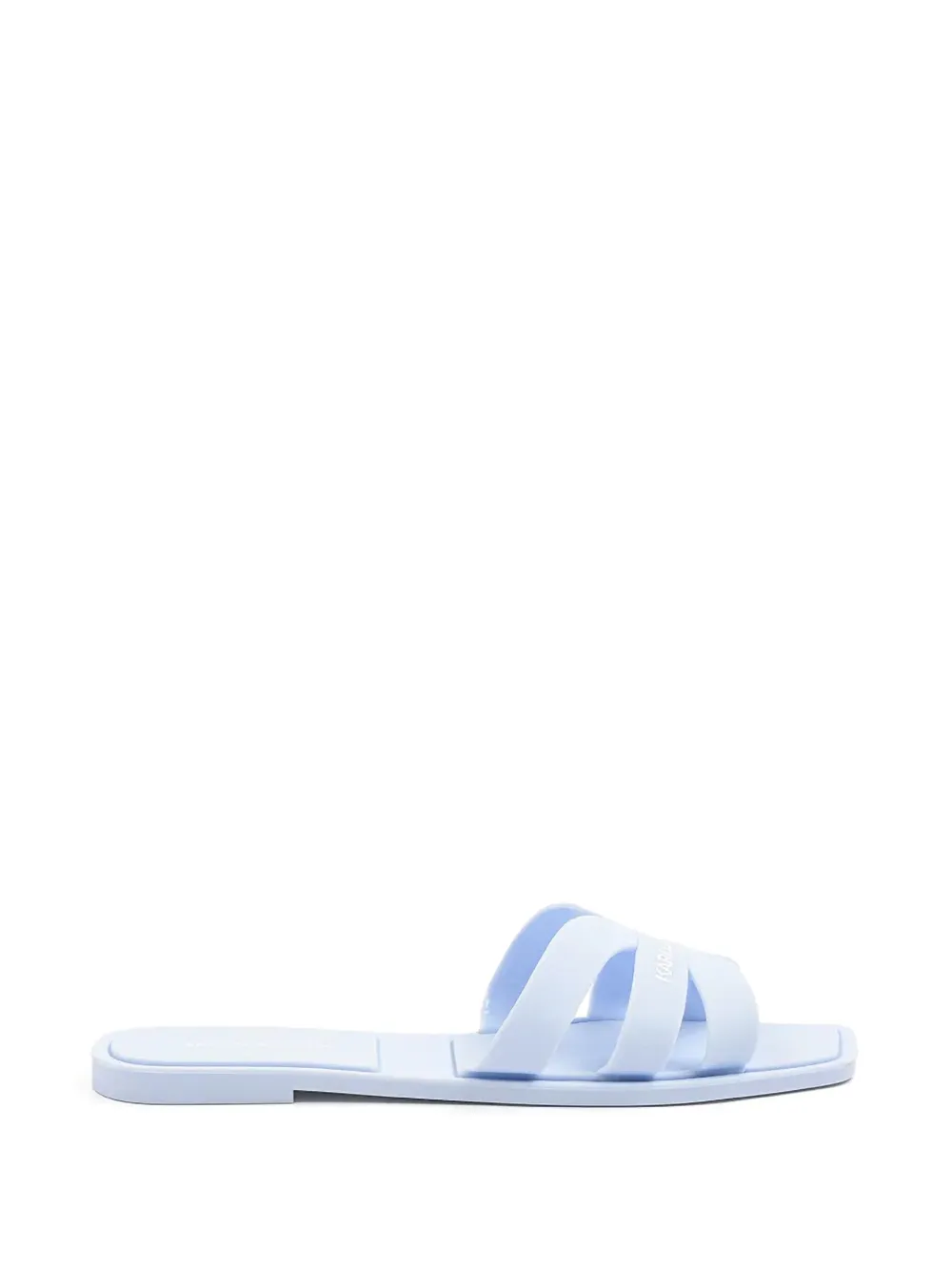 Karl Lagerfeld Jelly IV logo-detail slides - Blau