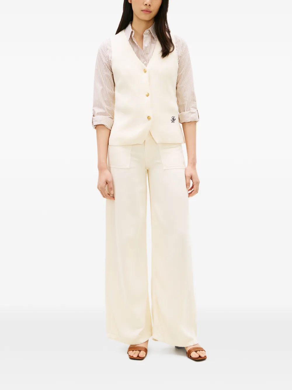  Tommy Hilfiger Buttoned Waistcoat - Neutrals 
