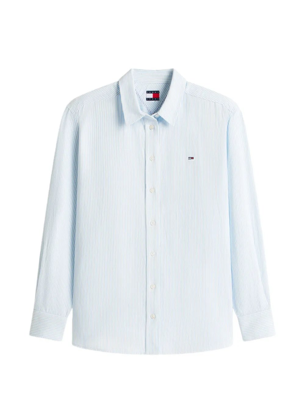 Tommy Hilfiger striped-pattern shirt - Blu