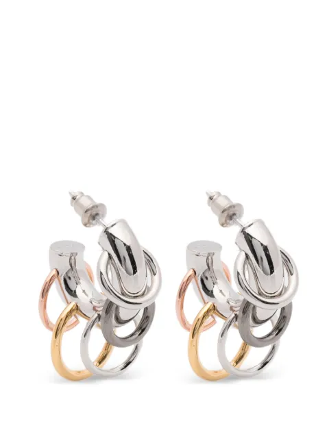Panconesi pierced hoops earrings