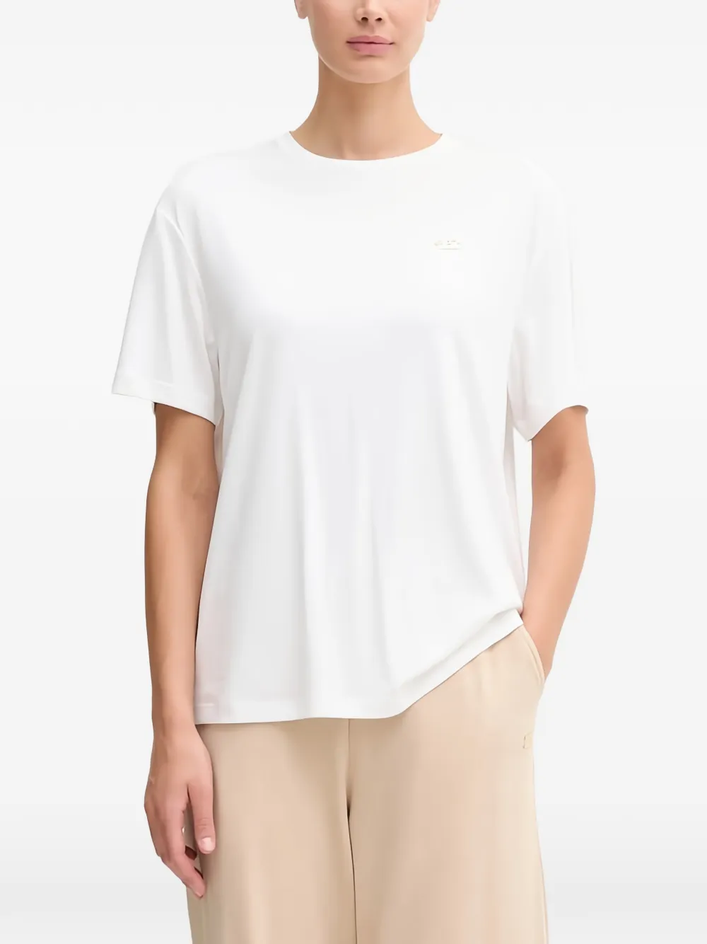 Ea7 Emporio Armani logo-detail short-sleeve T-shirt - Bianco