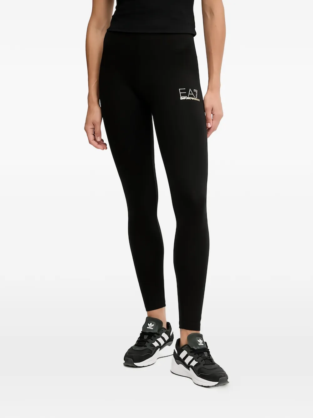 Ea7 Emporio Armani logo-detail leggings - Nero
