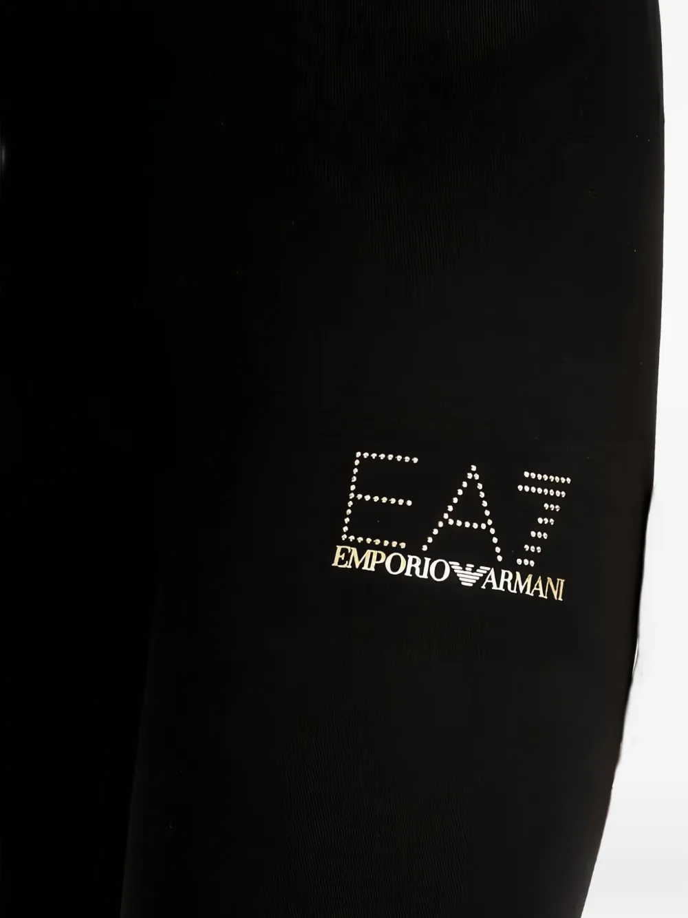Ea7 Emporio Armani Legging met logodetail Zwart